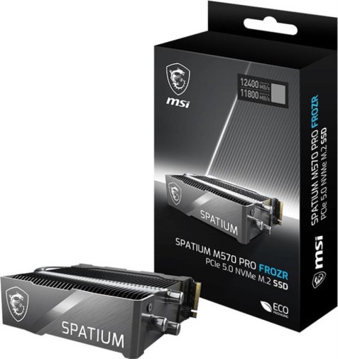 SSD-накопичувач MSI Spatium M570 Pro 2280 FROZR PCIe 5.0 x4 NVMe 2.0 2TB (S78-440Q670-P83)