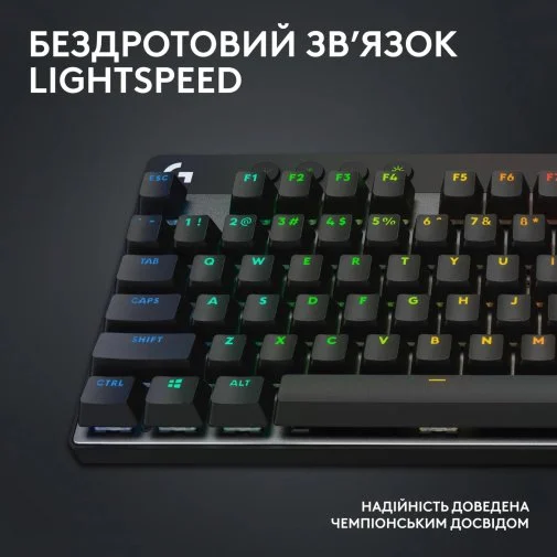 Фото: Клавіатура Logitech G Pro X TKL Lightspeed BT/WL Black (920-012136) № 15 | KTC