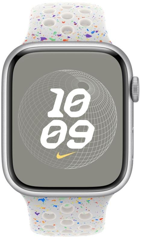 Ремінець Apple for Apple Watch 45mm - Nike Sport Band Pure Platinum - M/L (MUV13)