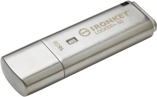  Флешка USB Kingston IronKey Locker Plus 50 16GB (IKLP50/16GB)