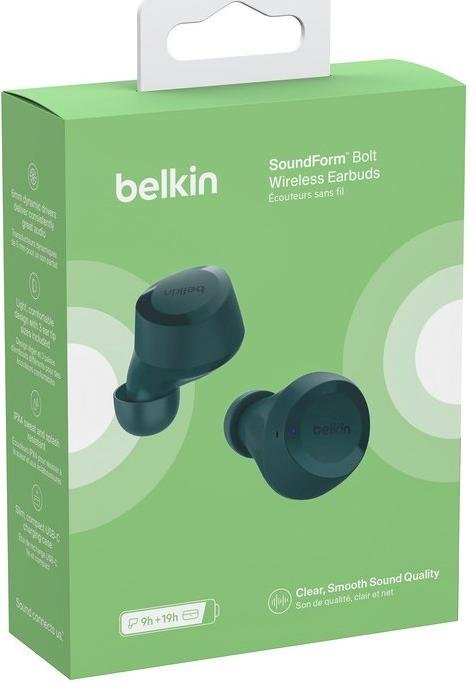Навушники Belkin Soundform Bolt True Teal (AUC009BTTE)