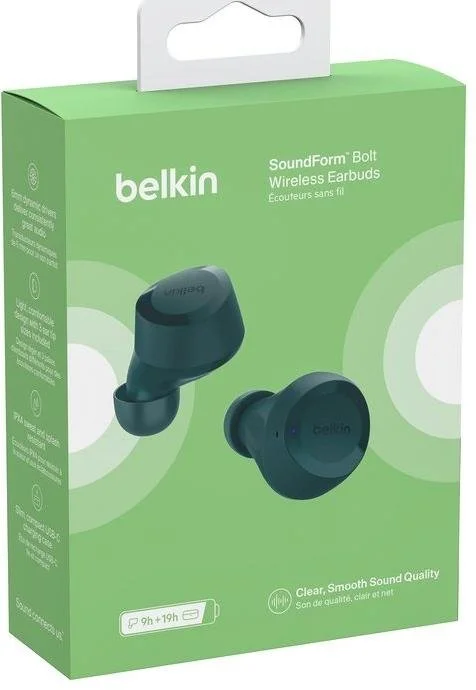 Фото: Навушники Belkin Soundform Bolt True Teal (AUC009BTTE) № 12 | KTC