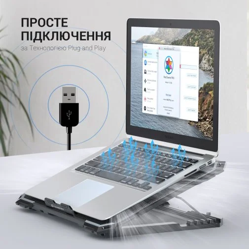Фото: Підставка для ноутбука GamePro CP485 Black № 27 | KTC