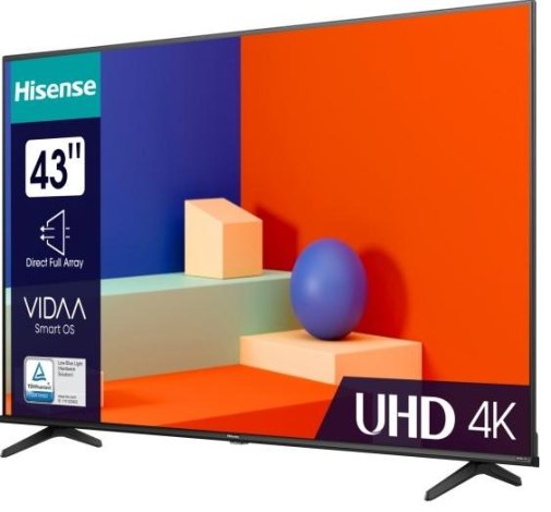 Телевізор DLED Hisense 43A6K (Smart TV, Wi-Fi, 3840x2160)