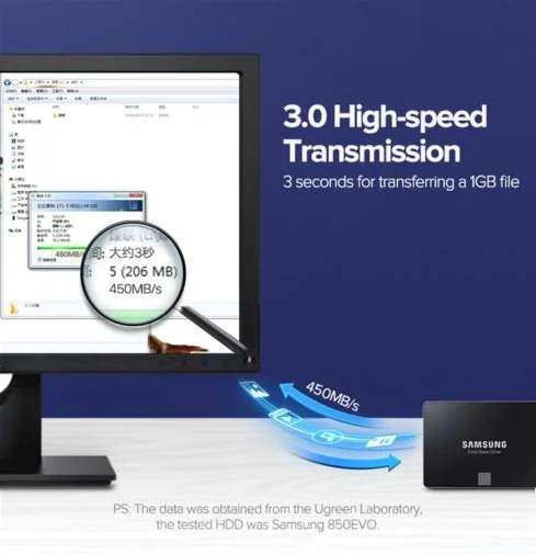Фото: Кабель UGREEN US217 SATA / SATA 0.5m Black (UGR-30797) № 8 | KTC