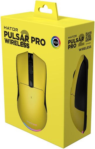 Миша Hator Pulsar 2 PRO Wireless Yellow (HTM-532)