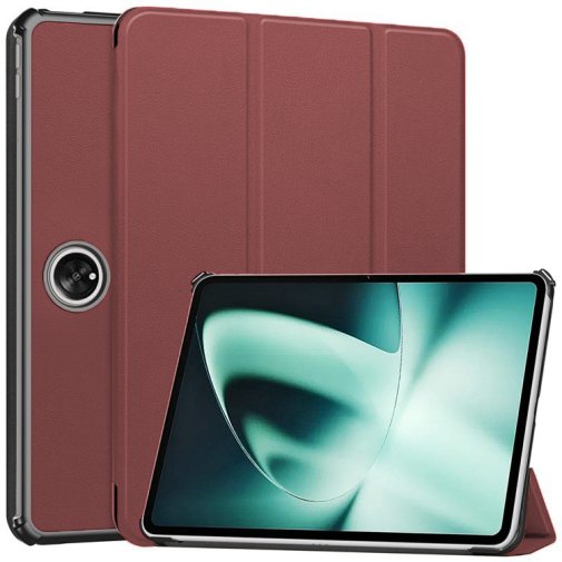 for Oppo Pad Neo OPD2302/Pad Air2 - Smart Case Red Wine
