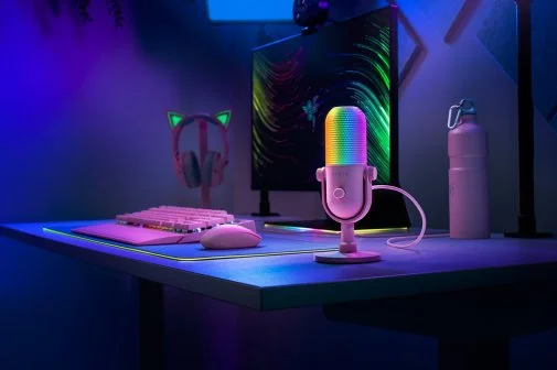 Фото: Мікрофон Razer Seiren V3 Chroma Quartz (RZ19-05060300-R3M1) № 8 | KTC
