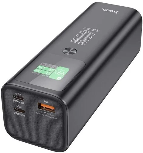 Фото: Батарея універсальна Hoco Q17 Electric PD140W 25000mAh Black (Q17 Black) № 8 | KTC