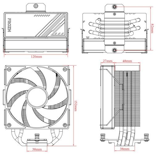 Кулер для процесора ID-COOLING FROZN A410 ARGB White