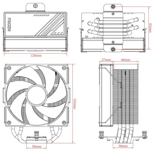 Фото: Кулер для процесора ID-COOLING FROZN A410 ARGB White № 14 | KTC