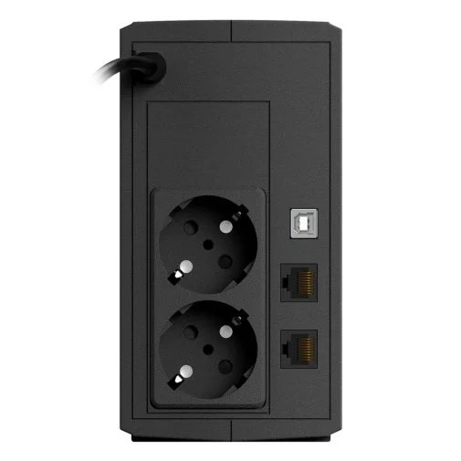 Фото: ДБЖ Njoy Keen 600 USB 2xSchuko (UPLI-LI060KU-CG01B) № 8 | KTC