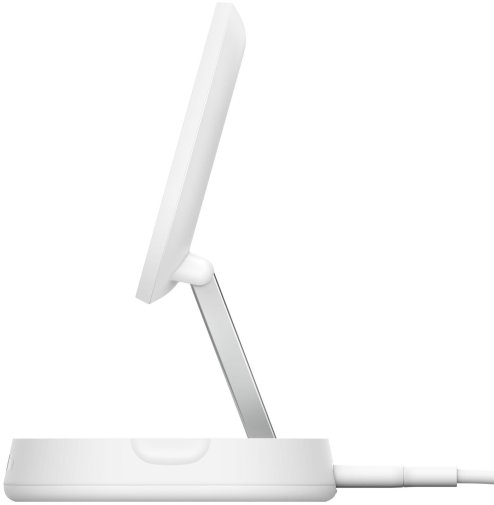 Бездротова зарядна станція Belkin BoostCharge Pro Magnetic Qi2 15W White (WIA008BTWH)