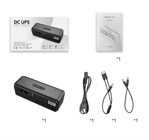 Фото: ДБЖ для роутера Yepo Smart DC-UPS 10400mAh 30W Black (ua-112485) № 13 | KTC