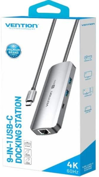  USB-хаб Vention 9in1 100W Silver (TQMHB)  2024-07-25 11:30:35 Сергій Мельничук