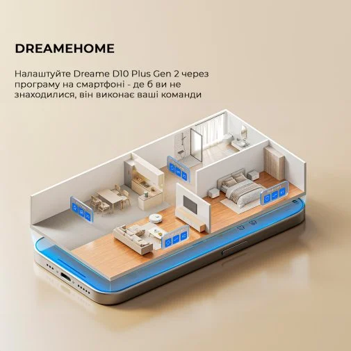 Фото: Робот-пилосос Dreame Bot D10 Plus Gen 2 White (RLD32GD) № 26 | KTC