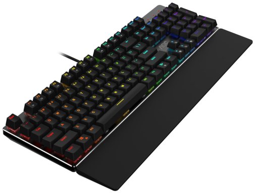 Клавіатура AOC GK500 RGB Outemu Red Switch ENG/UKR USB Black (GK500DR2R)