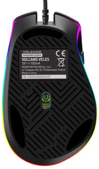 Миша ModeCom Veles Volcano Black (M-MC-VELES-100)