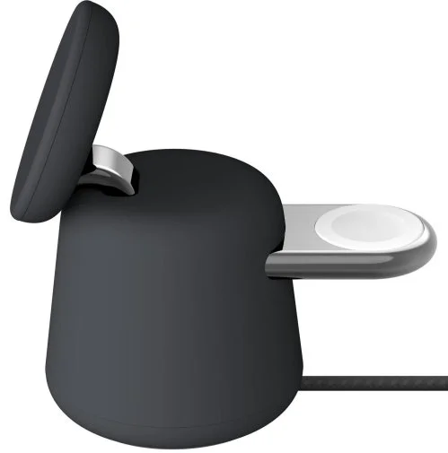 Фото: Бездротова зарядна станція Belkin 2in1 MagSafe Charge Station Black (WIZ020VFH36) № 15 | KTC