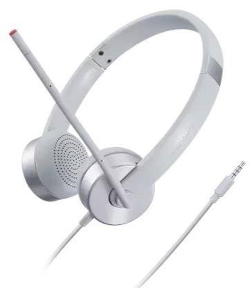 Гарнітура Lenovo 100 Stereo Analog Headset Silver (GXD1E71386)