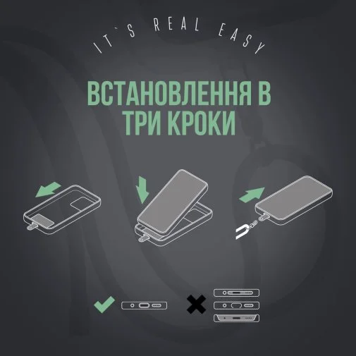Фото: Ремінець для смартфону ArmorStandart Rope Black Royalty with Clear holder (ARM76093) № 11 | KTC