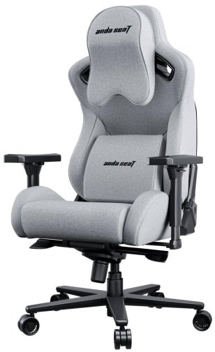 Крісло Anda Seat Kaiser 2 Pro Size XL Grey Linen Fabric (AD12YXL-17-G-F-G01)