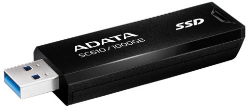 Зовнішній SSD-накопичувач A-Data SC610 1TB Black (SC610-1000G-CBK/RD)