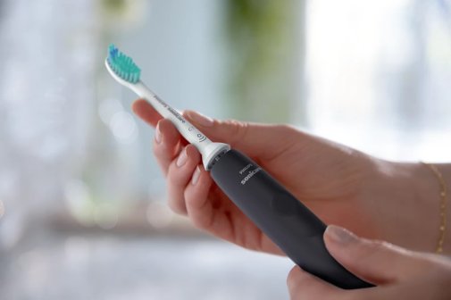 Електрична зубна щітка Philips Sonicare 3100 series Black with case (HX3673/14)