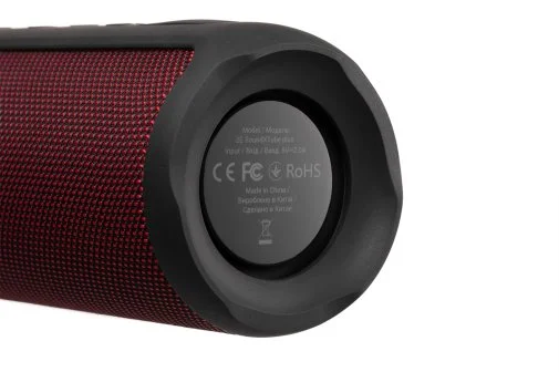 Фото: Портативна колонка 2E SoundXTube Plus Red (2E-BSSXTPWRD) № 12 | KTC