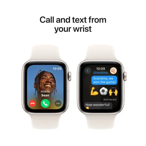 Фото: Смарт годинник Apple Watch Series SE 2 2024 GPS 40mm Starlight Aluminium Case with Starlight Sport - M/L (MXEG3) № 12 | KTC