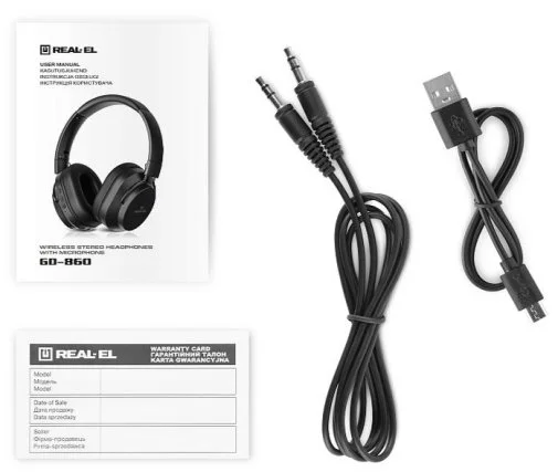 Фото: Навушники Real-EL GD-860 Black (EL124100053) № 22 | KTC