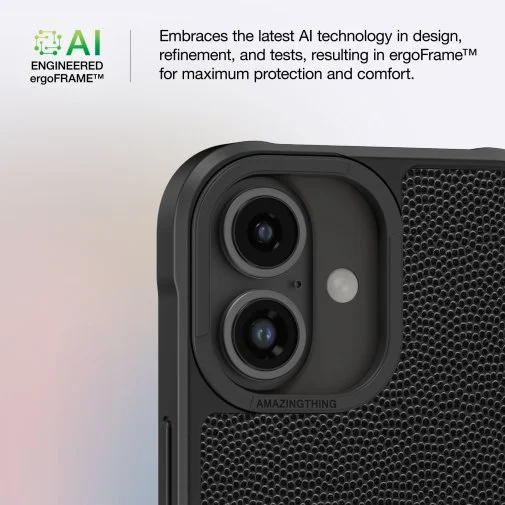 Фото: Чохол AMAZINGthing for iPhone 16 - Glamour Case MagSafe Black (IP166.1GMBK) № 22 | KTC