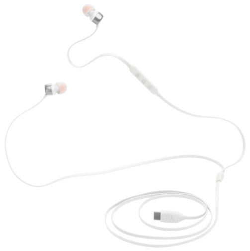 Гарнітура вакуумна JBL Tune 310C USB, White