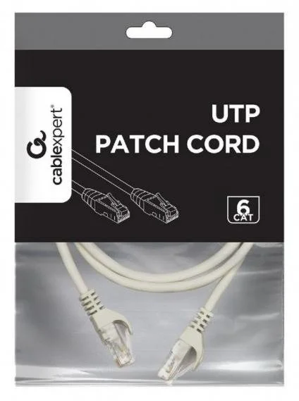 Фото: Патч-корд Cablexpert UTP RJ45 Cat.6 AWG 26/7 Cu 15m Grey (PP6U-CU-15M) № 5 | KTC