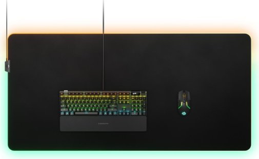 Килимок SteelSeries QcK Prism Cloth 3XL Etail RGB Black (63512)