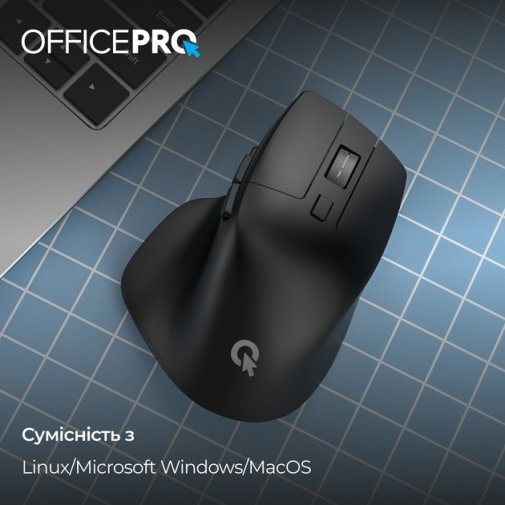 Миша OfficePro M395B Silent Wireless Black