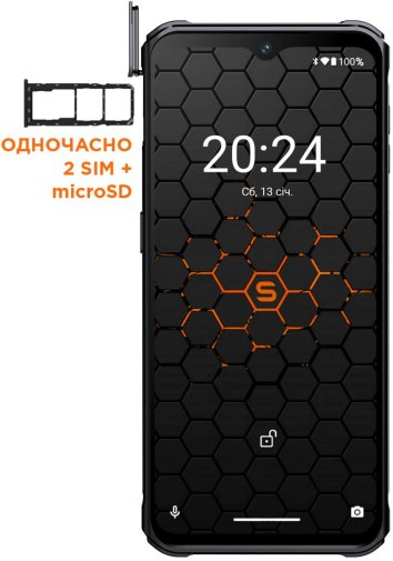 Смартфон SIGMA PQ56 6/128GB Black