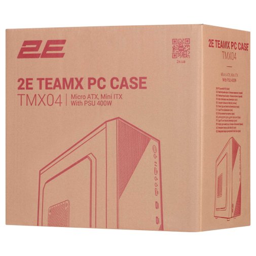 Корпус 2E TeamX TMX04 400W Black (2E-TMX04)