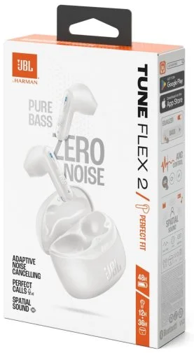 Фото: Навушники JBL Tune Flex 2 White (JBLTFLEX2WHT) № 22 | KTC