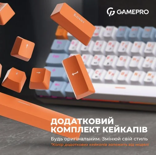 Фото: Клавіатура GamePro MK130R RGB Black № 33 | KTC