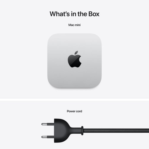 Персональний комп'ютер Apple Mac mini M4 Chip 10GPU Silver (MU9E3)