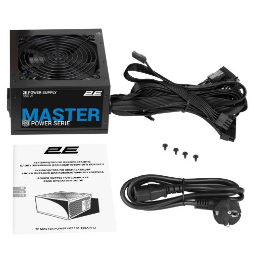 Блок живлення 2E 550W Master Power White (2E-MP550-120APFC)