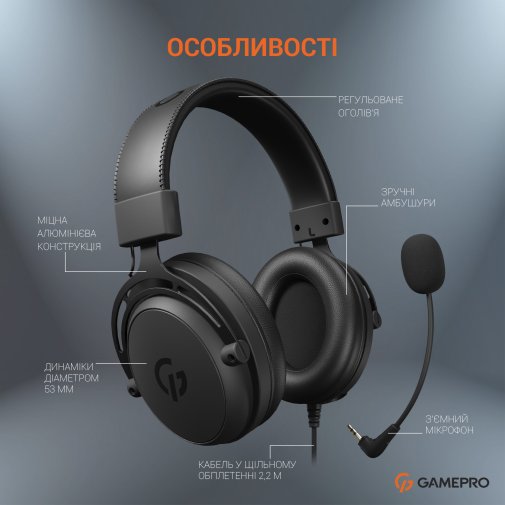 Гарнітура GamePro HS1050 Black