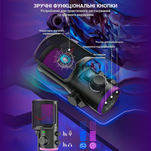 Мікрофон Fifine TAM6 Black