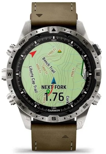 Фото: Смарт годинник Garmin MARQ Adventurer Gen 2 - Damascus Steel Edition (010-03393-31) № 9 | KTC