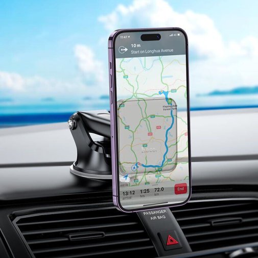 H41 Climber Magnetic car holder Black