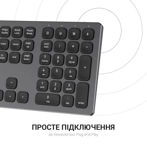 Фото: Клавіатура OfficePro SK1550 Wireless Black (SK1550B) № 21 | KTC