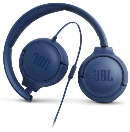 Фото: Навушники JBL T500 Blue (JBLT500BLU) № 11 | KTC