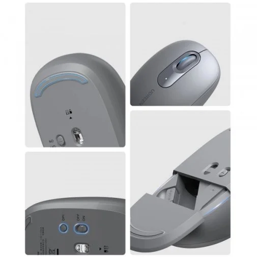 Фото: Миша UGREEN MU105 Wireless Grey (90669) № 8 | KTC