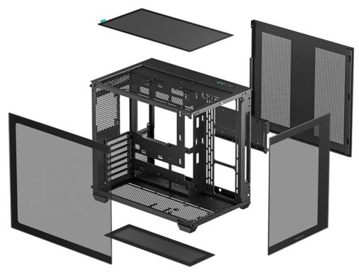 Корпус Deepcool CG530 Black with window (R-CG530-BKNDA0-G-1)